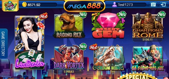 gdbet333 mega888 slot game menu