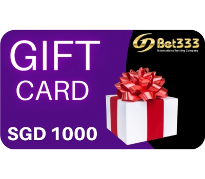 GDBET333 Gift Card SGD 1000